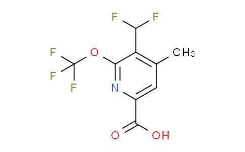 3-(Difluoromethyl)-4-methyl-2-(trifluoromethoxy)pyridine-6-carboxylic acid