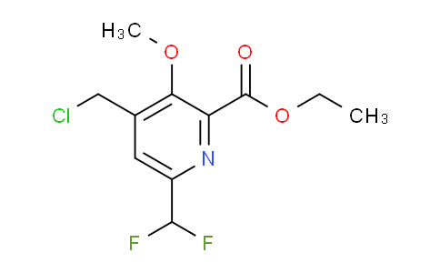 Ethyl 4-(chloromethyl)-6-(difluoromethyl)-3-methoxypyridine-2-carboxylate