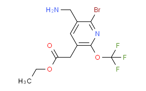 AM19910 | 1806209-91-5 | Ethyl 3-(aminomethyl)-2-bromo-6-(trifluoromethoxy)pyridine-5-acetate