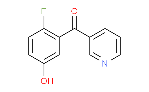 3-(2-Fluoro-5-hydroxybenzoyl)pyridine