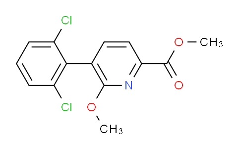 AM199117 | 1361674-97-6 | Methyl 5-(2,6-dichlorophenyl)-6-methoxypicolinate