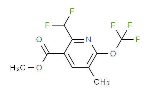 AM199128 | 1361809-48-4 | Methyl 2-(difluoromethyl)-5-methyl-6-(trifluoromethoxy)pyridine-3-carboxylate