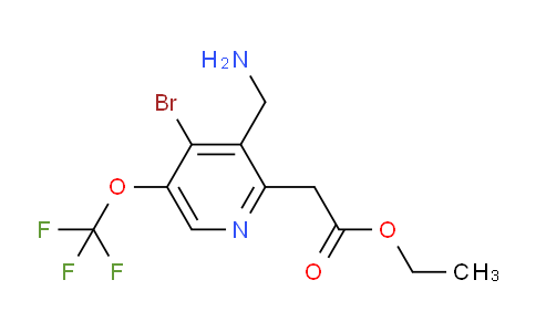 AM19913 | 1806204-93-2 | Ethyl 3-(aminomethyl)-4-bromo-5-(trifluoromethoxy)pyridine-2-acetate