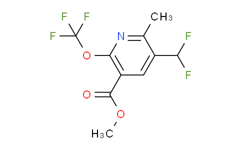 Methyl 3-(difluoromethyl)-2-methyl-6-(trifluoromethoxy)pyridine-5-carboxylate