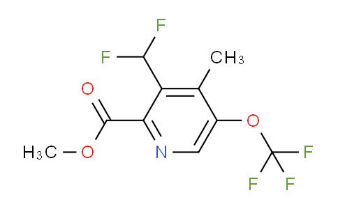 Methyl 3-(difluoromethyl)-4-methyl-5-(trifluoromethoxy)pyridine-2-carboxylate