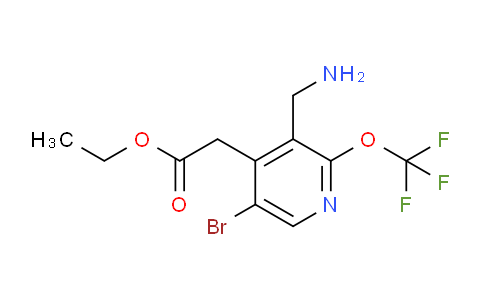 AM19917 | 1804634-72-7 | Ethyl 3-(aminomethyl)-5-bromo-2-(trifluoromethoxy)pyridine-4-acetate