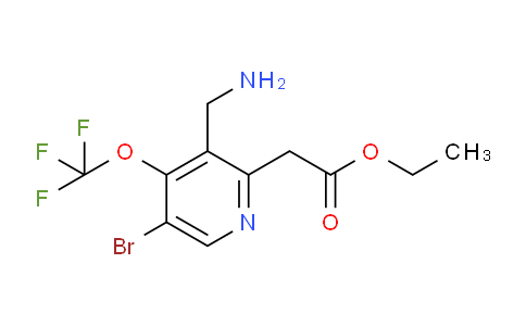 AM19919 | 1806152-23-7 | Ethyl 3-(aminomethyl)-5-bromo-4-(trifluoromethoxy)pyridine-2-acetate