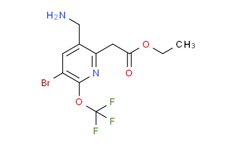 AM19921 | 1803470-44-1 | Ethyl 3-(aminomethyl)-5-bromo-6-(trifluoromethoxy)pyridine-2-acetate