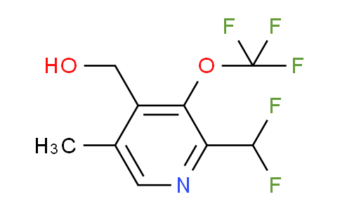 2-(Difluoromethyl)-5-methyl-3-(trifluoromethoxy)pyridine-4-methanol
