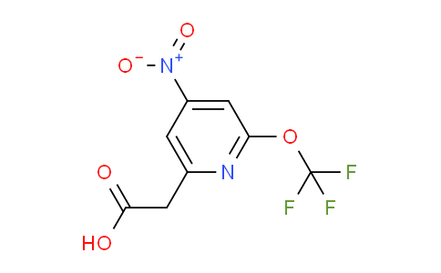 4-Nitro-2-(trifluoromethoxy)pyridine-6-acetic acid