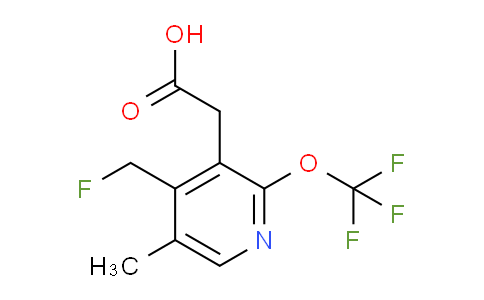 4-(Fluoromethyl)-5-methyl-2-(trifluoromethoxy)pyridine-3-acetic acid