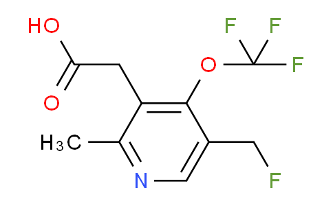 5-(Fluoromethyl)-2-methyl-4-(trifluoromethoxy)pyridine-3-acetic acid