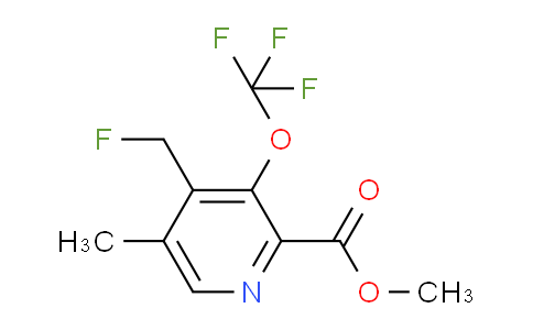 AM199327 | 1361753-71-0 | Methyl 4-(fluoromethyl)-5-methyl-3-(trifluoromethoxy)pyridine-2-carboxylate