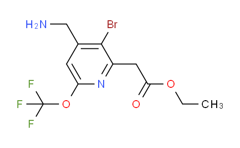 AM19933 | 1803612-92-1 | Ethyl 4-(aminomethyl)-3-bromo-6-(trifluoromethoxy)pyridine-2-acetate