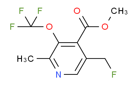 Methyl 5-(fluoromethyl)-2-methyl-3-(trifluoromethoxy)pyridine-4-carboxylate