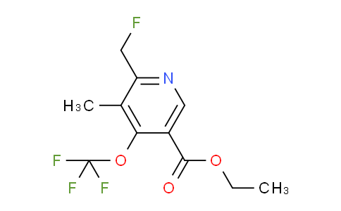 AM199341 | 1361915-21-0 | Ethyl 2-(fluoromethyl)-3-methyl-4-(trifluoromethoxy)pyridine-5-carboxylate