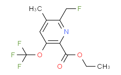 AM199346 | 1361753-81-2 | Ethyl 2-(fluoromethyl)-3-methyl-5-(trifluoromethoxy)pyridine-6-carboxylate
