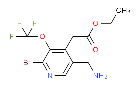 AM19935 | 1806205-15-1 | Ethyl 5-(aminomethyl)-2-bromo-3-(trifluoromethoxy)pyridine-4-acetate