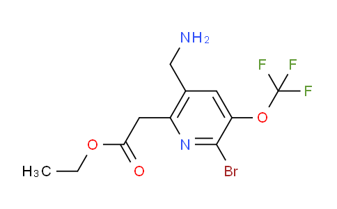 AM19936 | 1806122-80-4 | Ethyl 5-(aminomethyl)-2-bromo-3-(trifluoromethoxy)pyridine-6-acetate