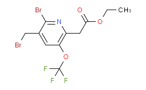 AM19944 | 1804446-09-0 | Ethyl 2-bromo-3-(bromomethyl)-5-(trifluoromethoxy)pyridine-6-acetate
