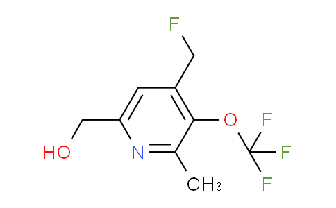 4-(Fluoromethyl)-2-methyl-3-(trifluoromethoxy)pyridine-6-methanol
