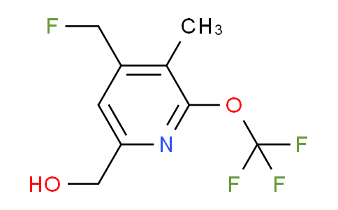 4-(Fluoromethyl)-3-methyl-2-(trifluoromethoxy)pyridine-6-methanol