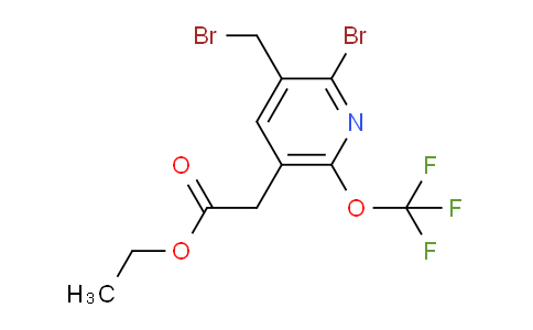 AM19946 | 1804584-22-2 | Ethyl 2-bromo-3-(bromomethyl)-6-(trifluoromethoxy)pyridine-5-acetate