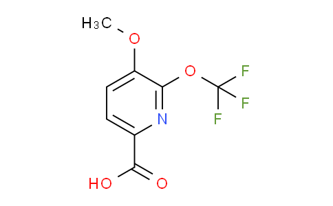 AM199527 | 1803913-49-6 | 3-Methoxy-2-(trifluoromethoxy)pyridine-6-carboxylic acid