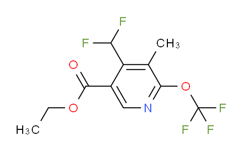 AM199542 | 1361716-19-9 | Ethyl 4-(difluoromethyl)-3-methyl-2-(trifluoromethoxy)pyridine-5-carboxylate