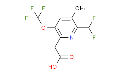 AM199556 | 1361810-05-0 | 2-(Difluoromethyl)-3-methyl-5-(trifluoromethoxy)pyridine-6-acetic acid