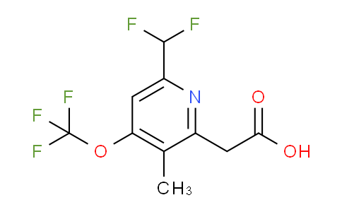 AM199564 | 1361810-11-8 | 6-(Difluoromethyl)-3-methyl-4-(trifluoromethoxy)pyridine-2-acetic acid