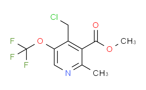 Methyl 4-(chloromethyl)-2-methyl-5-(trifluoromethoxy)pyridine-3-carboxylate