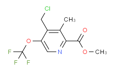 Methyl 4-(chloromethyl)-3-methyl-5-(trifluoromethoxy)pyridine-2-carboxylate