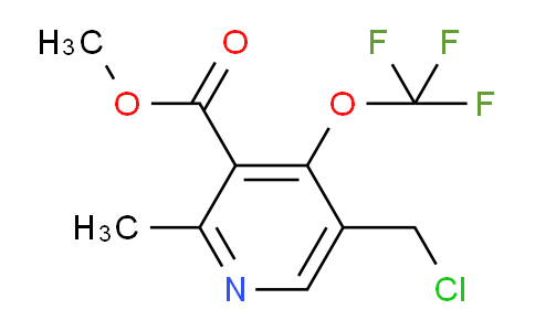 Methyl 5-(chloromethyl)-2-methyl-4-(trifluoromethoxy)pyridine-3-carboxylate