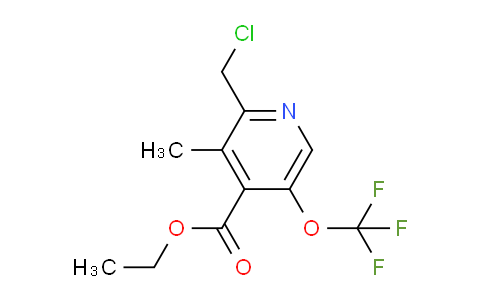 AM199593 | 1361740-24-0 | Ethyl 2-(chloromethyl)-3-methyl-5-(trifluoromethoxy)pyridine-4-carboxylate