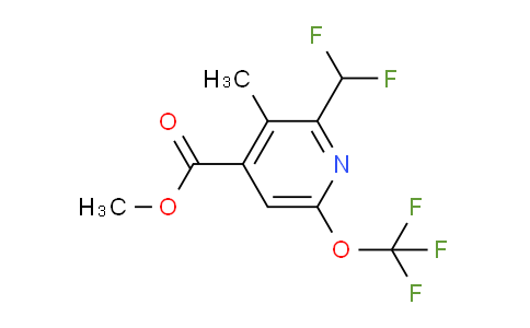 AM199610 | 1361815-17-9 | Methyl 2-(difluoromethyl)-3-methyl-6-(trifluoromethoxy)pyridine-4-carboxylate