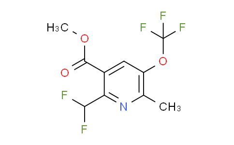 AM199622 | 1361790-87-5 | Methyl 2-(difluoromethyl)-6-methyl-5-(trifluoromethoxy)pyridine-3-carboxylate