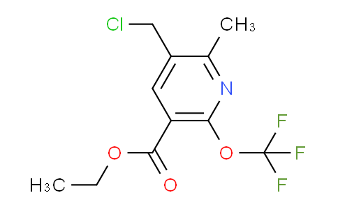 AM199623 | 1361758-43-1 | Ethyl 3-(chloromethyl)-2-methyl-6-(trifluoromethoxy)pyridine-5-carboxylate