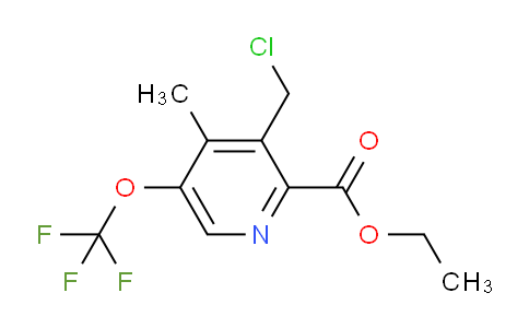 AM199628 | 1361853-14-6 | Ethyl 3-(chloromethyl)-4-methyl-5-(trifluoromethoxy)pyridine-2-carboxylate