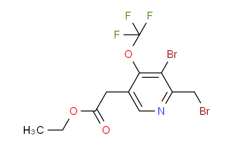 AM19965 | 1806127-58-1 | Ethyl 3-bromo-2-(bromomethyl)-4-(trifluoromethoxy)pyridine-5-acetate