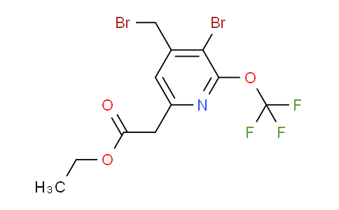 AM19972 | 1806205-72-0 | Ethyl 3-bromo-4-(bromomethyl)-2-(trifluoromethoxy)pyridine-6-acetate