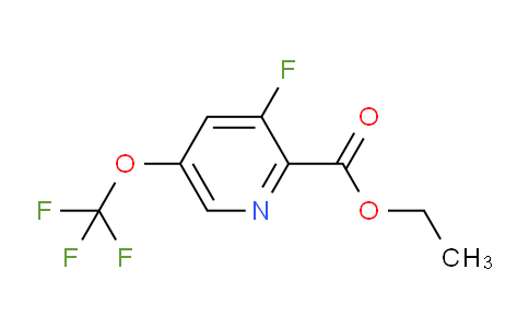 Ethyl 3-fluoro-5-(trifluoromethoxy)pyridine-2-carboxylate