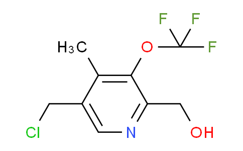 5-(Chloromethyl)-4-methyl-3-(trifluoromethoxy)pyridine-2-methanol
