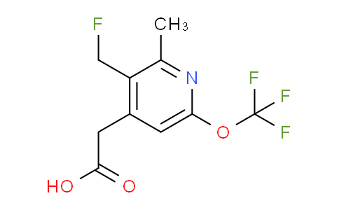 3-(Fluoromethyl)-2-methyl-6-(trifluoromethoxy)pyridine-4-acetic acid