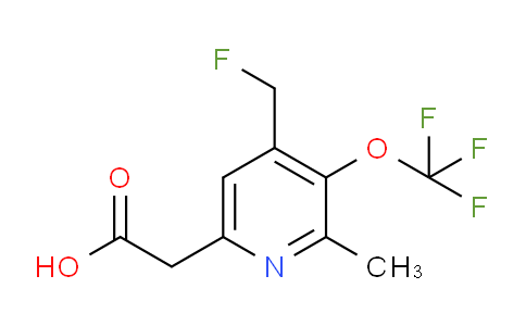 4-(Fluoromethyl)-2-methyl-3-(trifluoromethoxy)pyridine-6-acetic acid