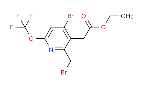 AM19987 | 1803917-05-6 | Ethyl 4-bromo-2-(bromomethyl)-6-(trifluoromethoxy)pyridine-3-acetate