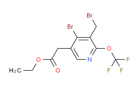 AM19989 | 1806205-92-4 | Ethyl 4-bromo-3-(bromomethyl)-2-(trifluoromethoxy)pyridine-5-acetate