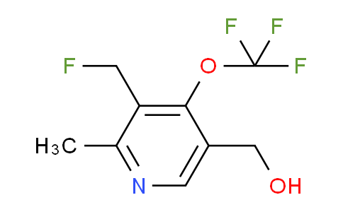 3-(Fluoromethyl)-2-methyl-4-(trifluoromethoxy)pyridine-5-methanol