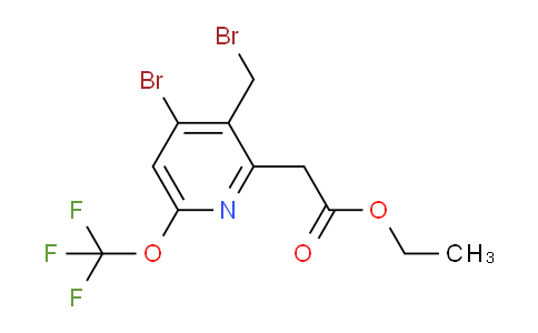 AM19993 | 1804632-12-9 | Ethyl 4-bromo-3-(bromomethyl)-6-(trifluoromethoxy)pyridine-2-acetate