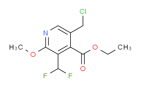 Ethyl 5-(chloromethyl)-3-(difluoromethyl)-2-methoxypyridine-4-carboxylate